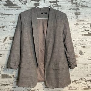 Plaid Blazer